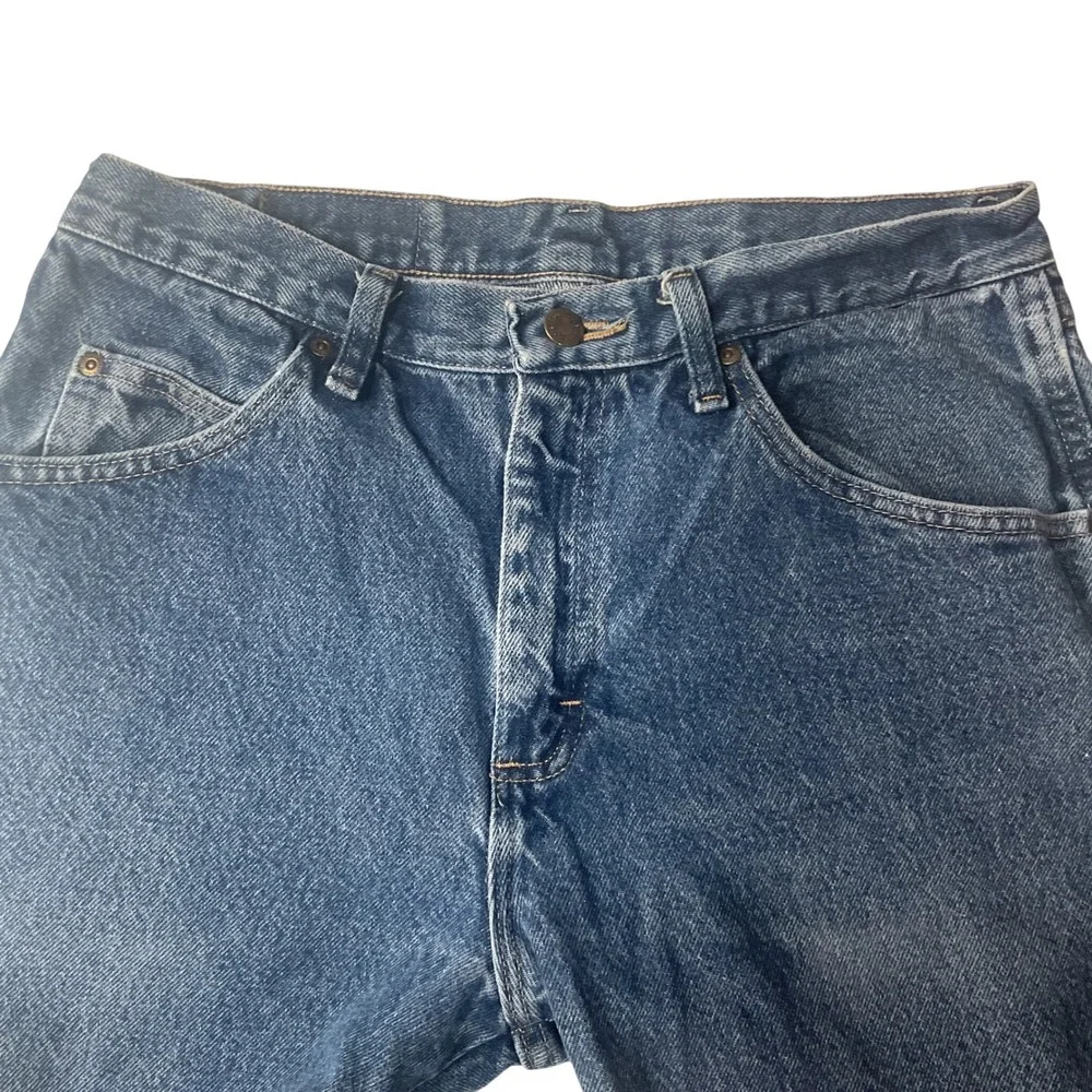 Wrangler Men's‎ Straight Leg 100% Cotton Relaxed Fit Casual Denim Jeans Size 33